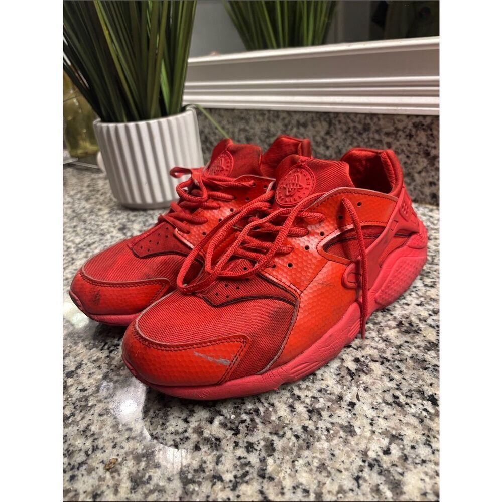 Nike Huarache Red Athletic Sneakers